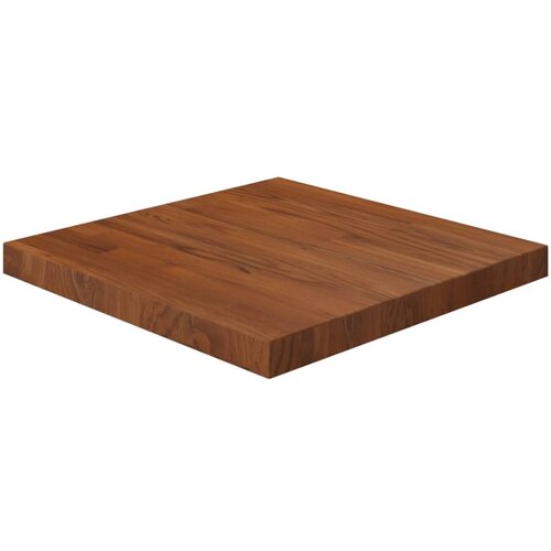 vidaXL Četvrtasta stolna ploča tamnosmeđa 50x50x4 cm tretirani hrast Cijene