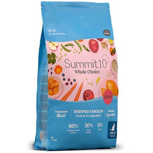 Summit 10 whole choice adult cat piletina 7 kg Cene
