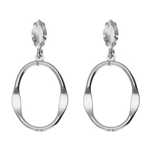  Ženske victoria cruz eleonora oval crystal mindjuŠe sa swarovski belim kristalom ( a3916-07ht ) Cene