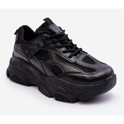 Kesi Women's platform sneakers black Agnenia Slike