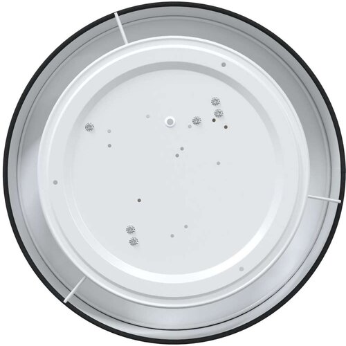 VidaXL Crna Tkanina &amp;Oslash;38 x 13.5 cm Minimalistički Slike