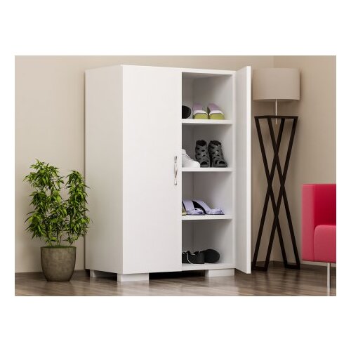 Hanah home Ormarić za cipele, Mada4 Ayak - White Slike