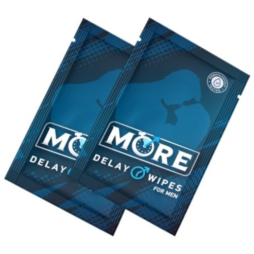 More delay wipes vlažna maramica za mu&amp;scaron;karce, 1 komad Slike