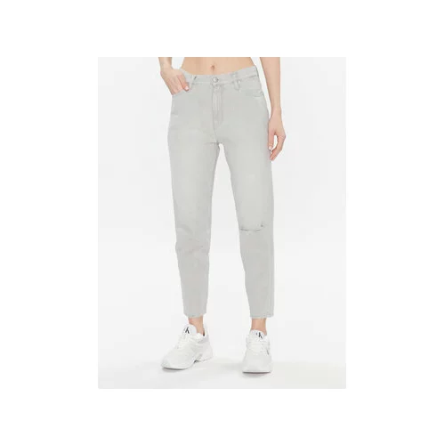 Calvin Klein Jeans Jeans hlače J20J220607 Siva Mom Fit