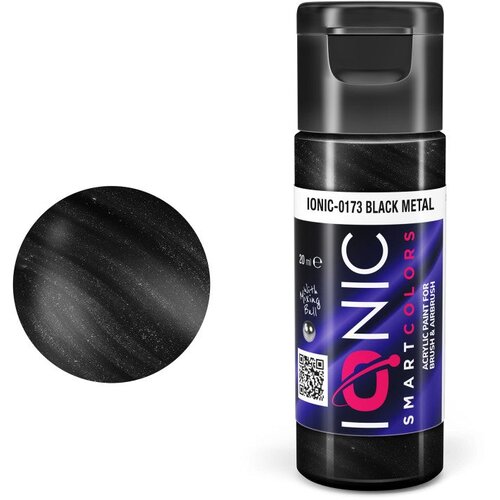 AMMO by MIG Jimenez AMMO Ionic Smart Colors Black Metal 20ml | Akrilna Boja za Minijature IONIC-0173 Cene