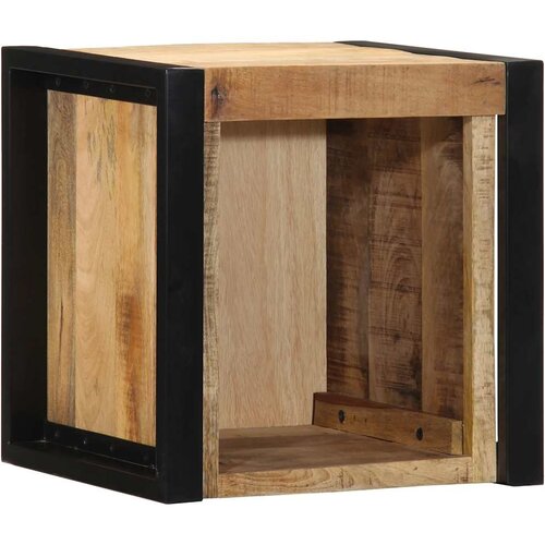  Noćni ormarići 2 kom 40x35x40 cm Puno grubo drvo Mango Smeđa Slike