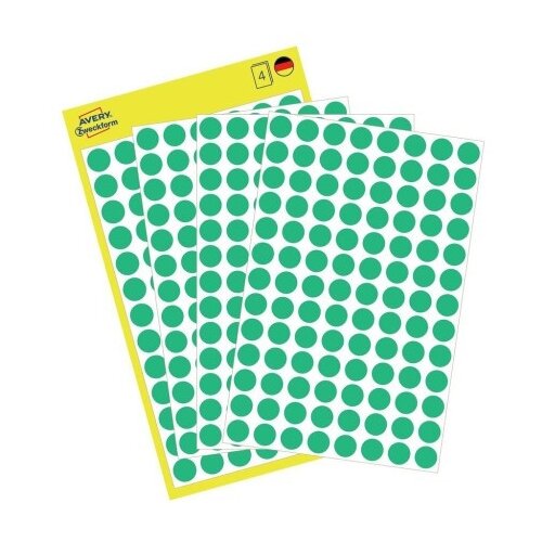 Avery Zweckform Etikete zweckform okrogle fi-8 - 3012 zelene, (21290265) Cene