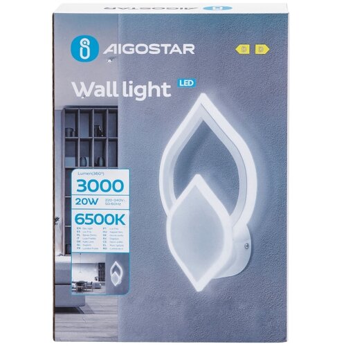 Aigostar led zidno svetlo LED/20W/230V 6500K belo Slike