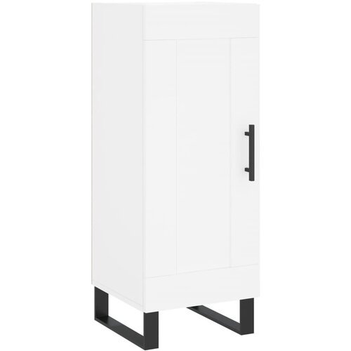  Visoka komoda bijeli 34,5x34x180 cm od konstruiranog drva Slike