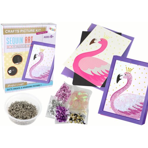 Creative DIY Sequins Set Studs Flamingo Frame Cijene