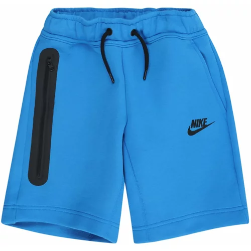 Nike Sportswear Hlače 'Tech Fleece' nebesko plava / crna