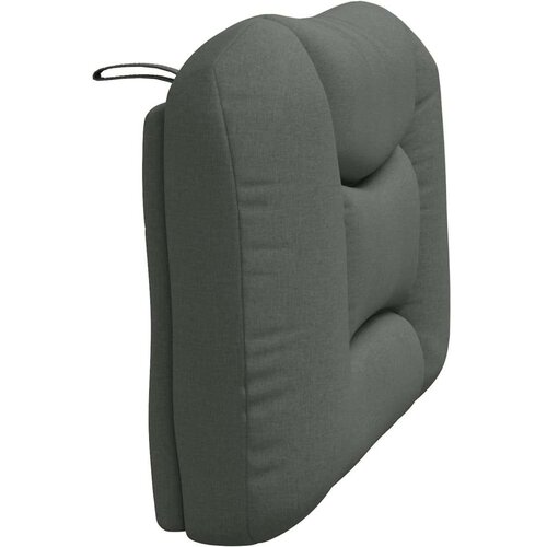 VidaXL Jastuk za uzglavlje tamnosivi 80 cm od tkanine Slike