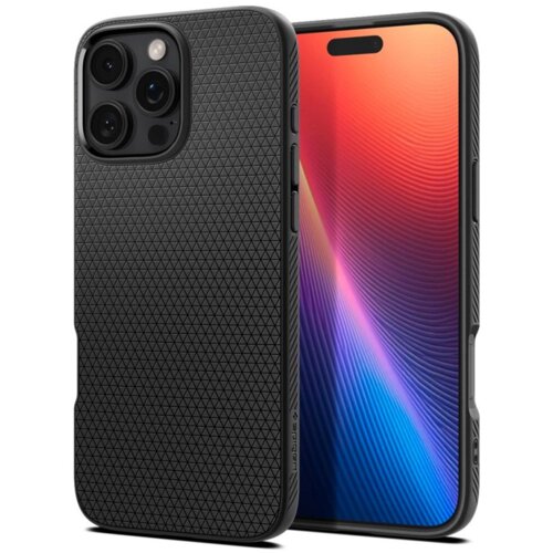 Spigen LIQUID AIR OVITEK ZA IPHONE 16 PRO MAX MAT ČRNA ZAŠČITNA, (21402324) Cene