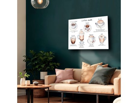 Wallxpert Dekorativno farbanje kaljenog stakla Camtbl 054 70 x 100 Slike