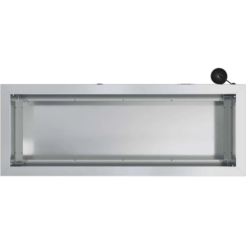  Vrtna posuda za sadnju s LED svjetlom 2 kom. Srebrna - Pocinčani čelik 30 x 80 x 30 cm 2 Slike