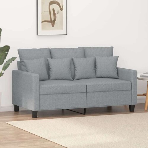  Dvosjed od tkanine svjetlosivi 120 cm Cene