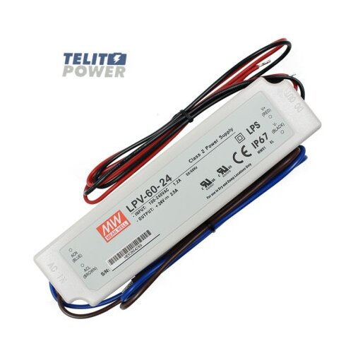 Mean Well LPV-60-24 60W Prekidačko LED napajanje Cene