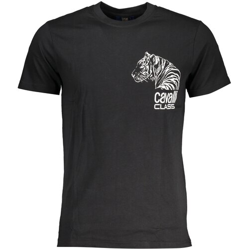 Cavalli Class MEN&#39;S SHORT SLEEVE T-SHIRT BLACK Cene