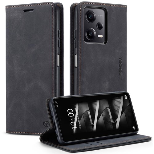 Techsuit Confy Cover preklopna futrola za Motorola Moto G32 &amp;ndash; crna Slike