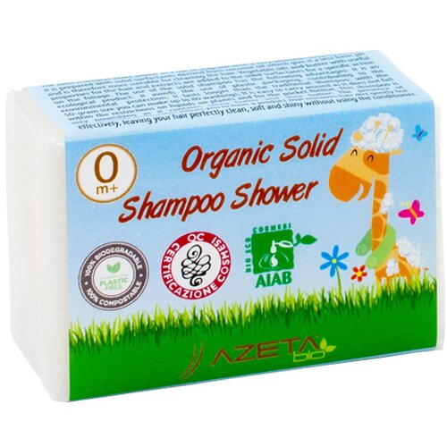 Azeta Bio organski bebi šampon u čvrstom stanju biorazgradivo pakovanje 50g Cene