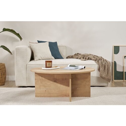 Hanah home klub sto Soleil, 90x40x90 cm, Boje hrasta Slike