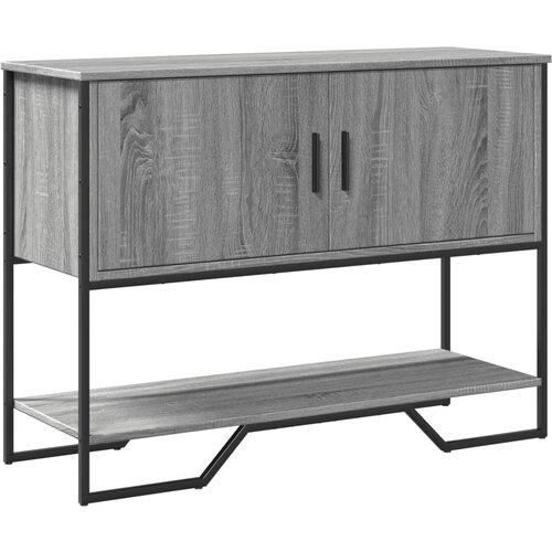 VidaXL Konzolna mizica siva sonoma 100x35x74,5 cm inženirski les, (21323770) Slike