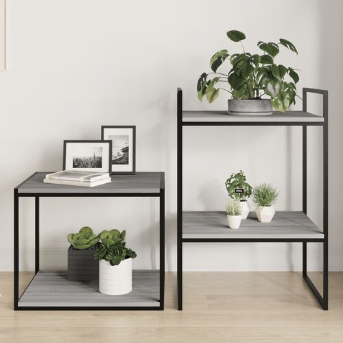 vidaXL Zidne police 4 kom boja hrasta 40x50x1 5 cm konstruirano drvo Cijene