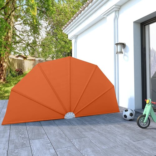 vidaXL Zložljivo stransko platno za teraso terakota 160 cm Cene