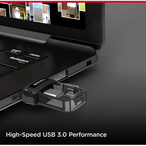 San Disk SANDISK Dual Drive USB Ultra 256GB m3.0 Slike