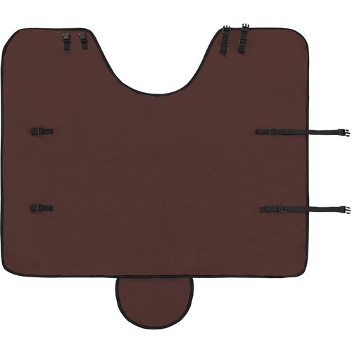  Pokrivač za konje Puni tamnosmeđi 115 cm Poliester Slike