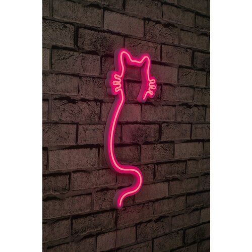 Cat pink decorative plastic led lighting Slike