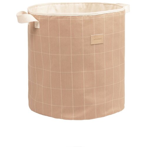 Nobodinoz playground korpa za odlaganje taupe grid Cene