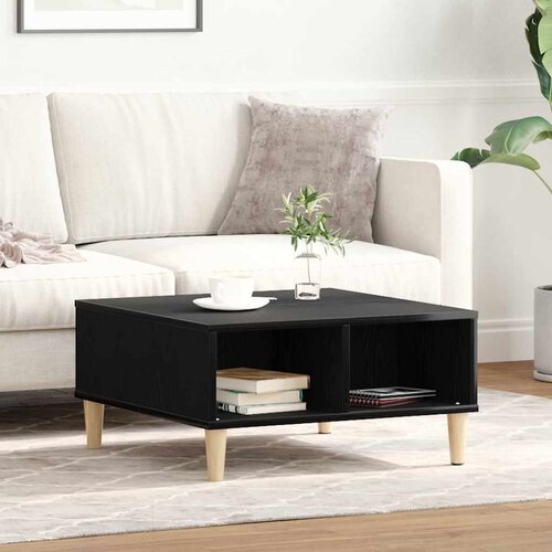  Kava Stol Crni hrast 60 x 60 x 30 cm Konstruirano drvo Cene