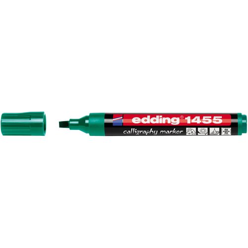  Permanent kaligrafski marker E-1455 1-5mm Edding zelena 08M1455F Cene
