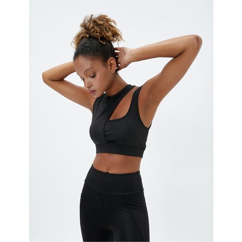 Koton Padded Sports Bra Without Underwire With Window Detail on the Back and Straps Cene