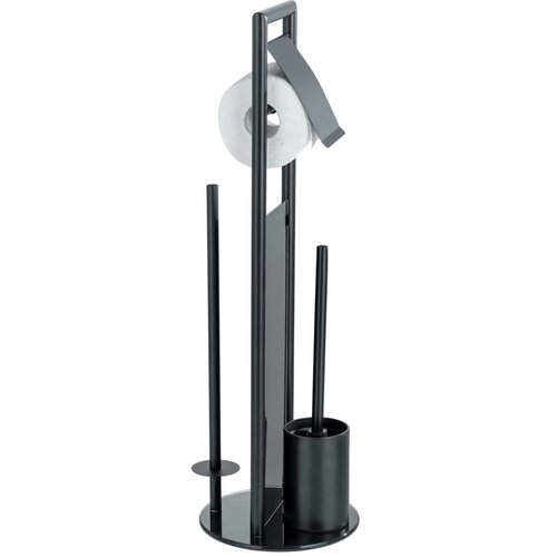 Wenko 24982800 - set za WC RAVINA 20x70 cm nerđajući čelik/crna Cene