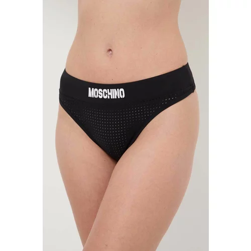 Moschino Underwear Tange boja: crna, 241V6A13084407