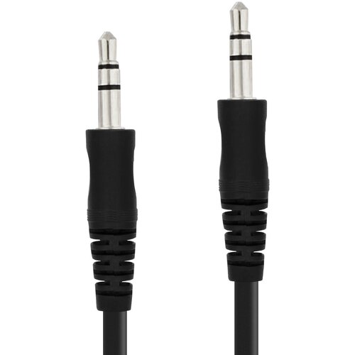 LINQ Zvočni kabel Pomožni vtič 3,5 mm mo&scaron;ki/mo&scaron;ki, 3 m, Črna, (5000191811) Cene
