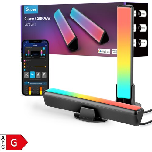 GOVEE RGBICWW Wi-Fi in Bluetooth Flow Plus svetlobne palice Slike