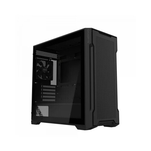 Gigabyte GB-C102G black, mini itx / micro atx, bočna stranica od kaljenog stakla, 2x usb 3.0 priključka na i/o panelu, podr&amp;scaron;ka za vodeno hlađenje do 360 mm, uklonjivi filter za pra&amp;scaron;inu, instalirana dva 120 mm ventilatora, dužina grafičke karte do 410 mm Slike