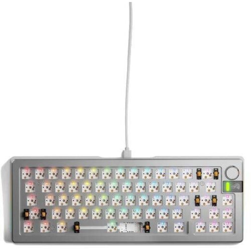 Glorious Gaming GMMK 3 PRO 65% Barebones tipkovnica Igranje USB Ne Srebro Slike