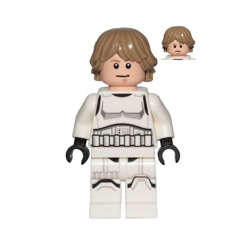 Lego Star Wars sw1203 Luke Skywalker - Stormtrooper Outfit, Printed Legs, Shoulder Belts Slike