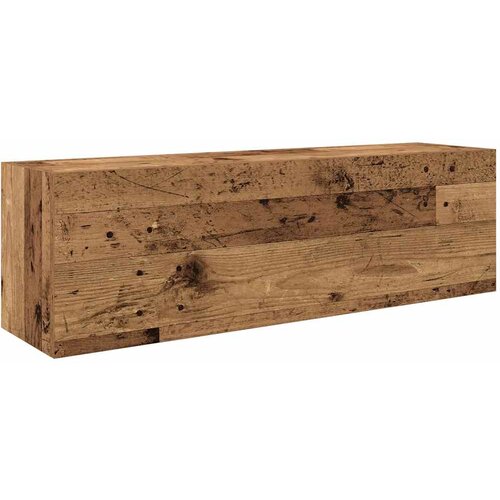 Maison Chic Kopalni&amp;scaron;ka stenska omarica - Kopalni&amp;scaron;ke omarica starinski les 100x25x30 cm inž. les iu1341, (22064009) Slike