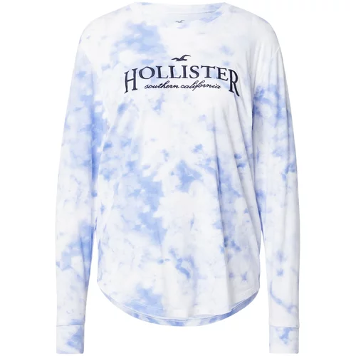 Hollister Majica mornarska / svetlo modra / bela
