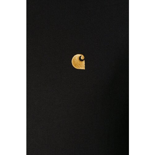 Carhartt WIP Chase Majica z dolgimi rokavi black / gold Slike
