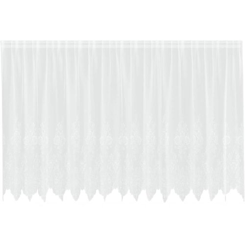 vidaXL Čipkasta Zavesa z zavesami Bela 160 x 400 cm Poliester, (5000149073) Cene