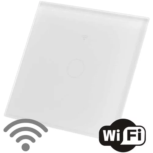 MasterLED Stikalo na dotik stekleno Wi-Fi Tuya enojno belo LED
