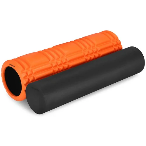 Spokey MIX ROLL fitness massage roller 2in1, orange-black