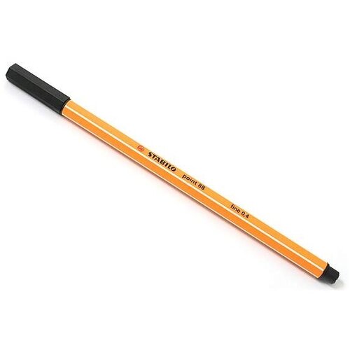 Stabilo Stabilo: Point 88 Črni tanki flomaster 0,4mm Cene
