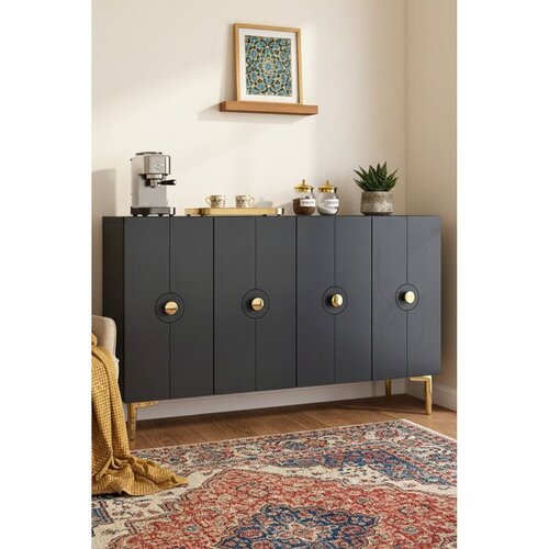Hanah home komoda Enlem 120, 120 cm, antracit Cene